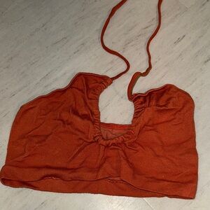 Urban Outfitters Rust Crop Top